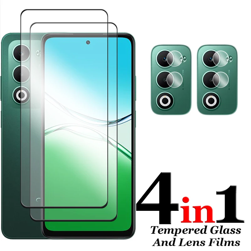 6in1 Für OPPO A5 Glas Für OPPO A5 5G Gehärtetem Glas 2,5 D Volle Abdeckung Kleber HD Screen Protector für OPPO A5 4G Objektiv Film – Detail 2