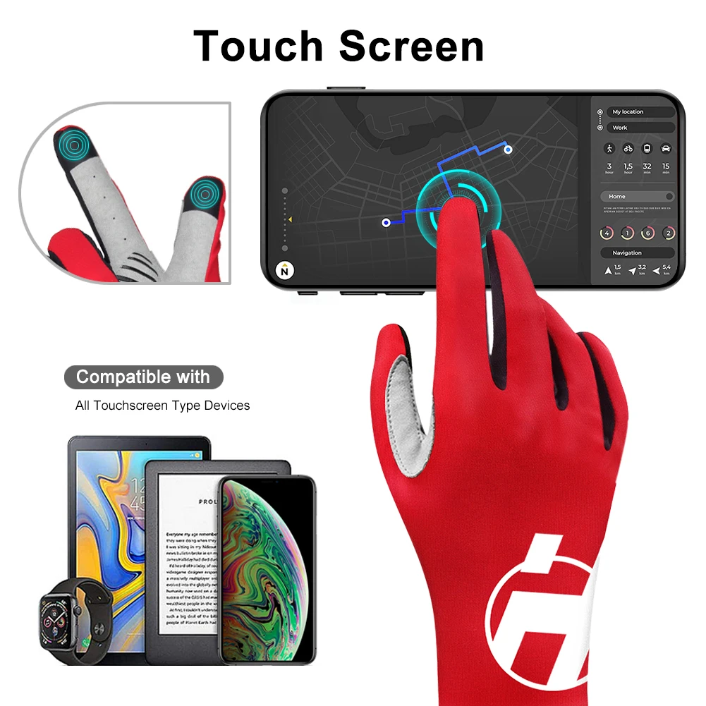 Cycling Gloves Touch Screen Anti-sweat Fitness Gel Sports Cycling Gloves Ciclismo Guantes Gym Spring Gloves Mtb Accesorios