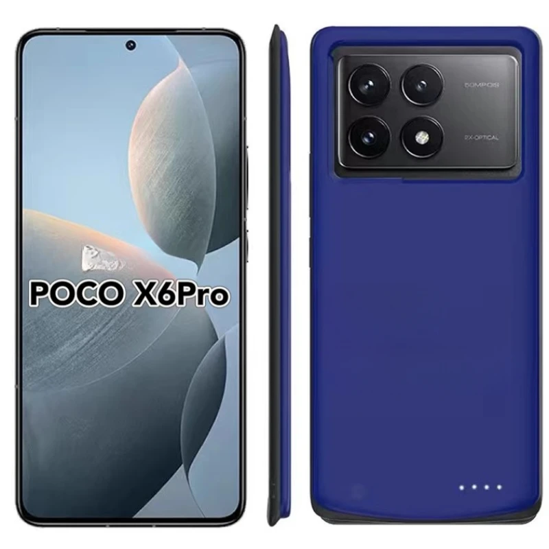 Battery Charger Case For Xiaomi Poco X6 Pro/X6/X6Neo Power Bank