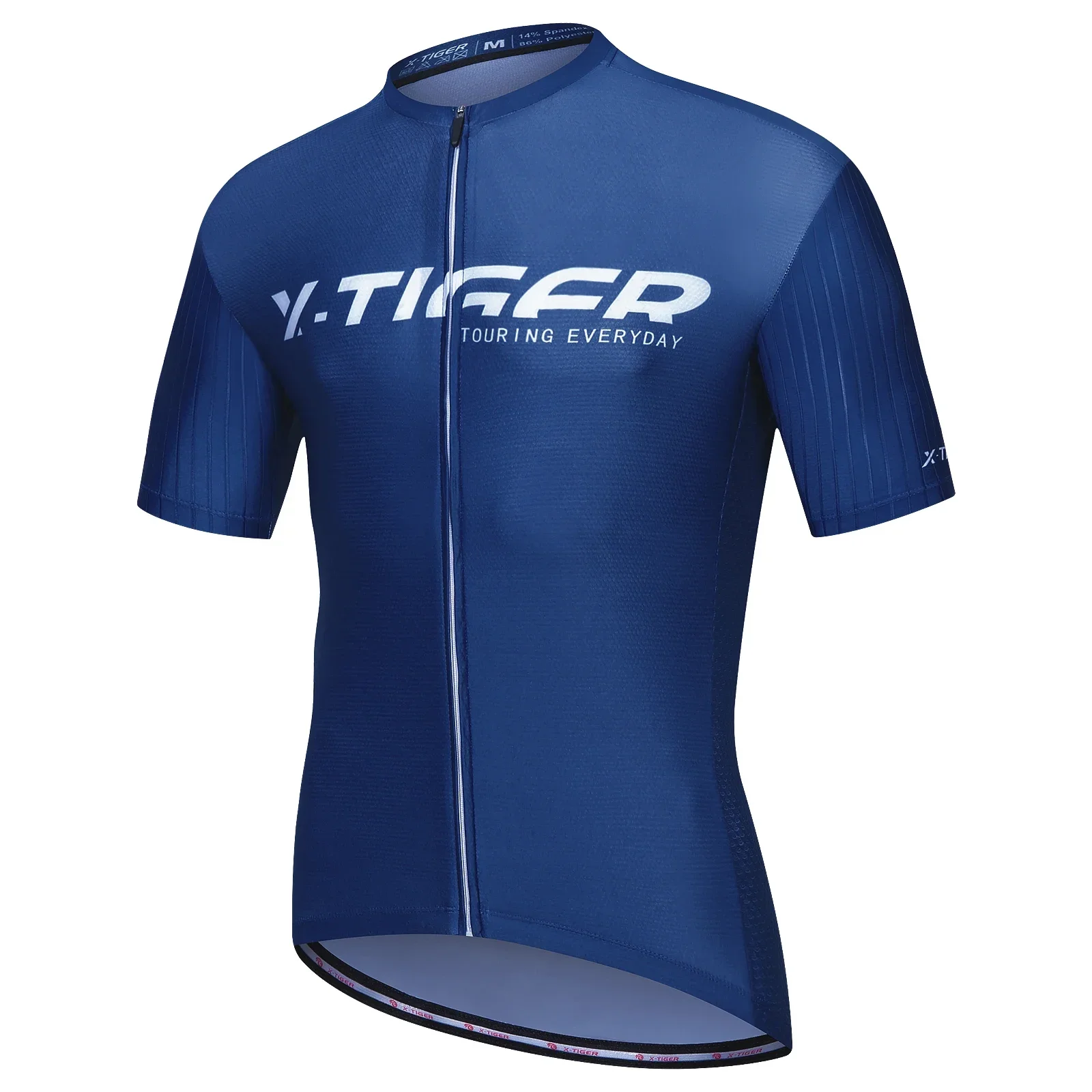 X-TIGER Men's Cycling Jerseys SPF 50+ Slim Fit Short Sleeve