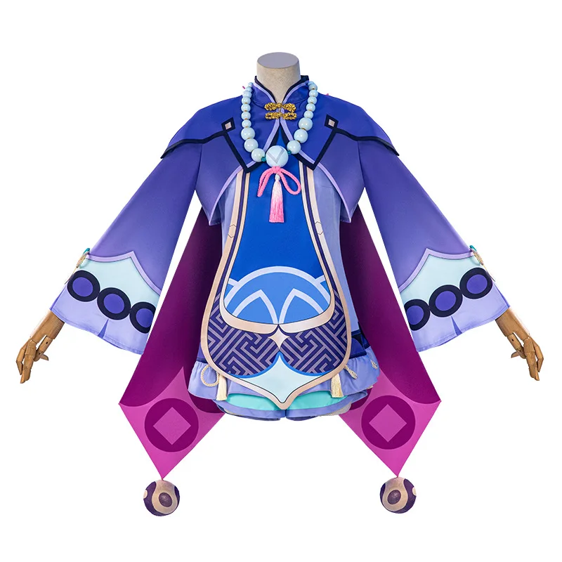 Genshin Impact Costume ߱  Figue zombies Qiqi  ž  Ÿŷ  ո Ʈ ׼ ڽ ǻ