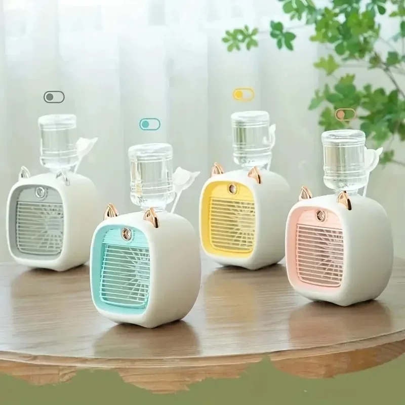 Mini USB Electric Desktop Fan with Water Cooling
