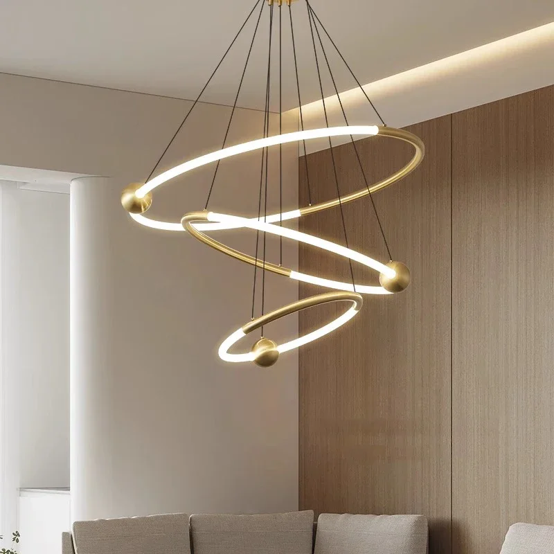 

Minimalist LED Pendant Light Home Decor Chandeliers Lamp for Dining Living Room Restaurant Hanging Suspension Indoor Lighting