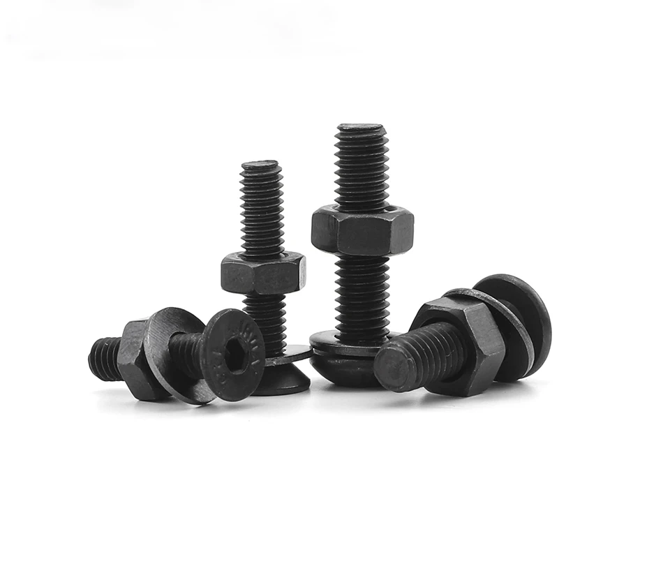 cabeça plana allen parafusos variedade kit com