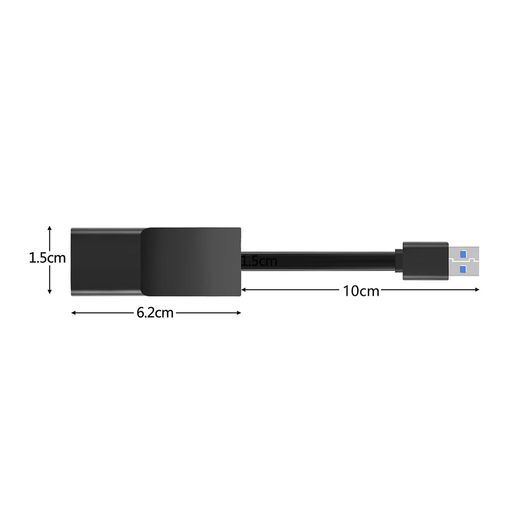 2.5G USB-이더넷 어댑터 2500Mbps USB3.0/Type-C-RJ45 변환기 MacBook Pro2016/2017/2018/2019용 고속 드라이브 무료 제공