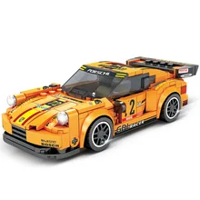 

Hot Sports Cars Porsche 911 309pcs Model Series Building Blocks Particle Samll Assembly Traditional Bricks Toys For Child Gifts