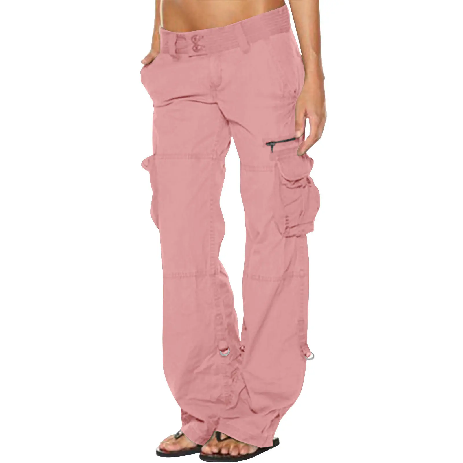Women's New Spring and Autumn European and American Fashion Classic Street Trend Daily Retro French Wide Leg Work Pants