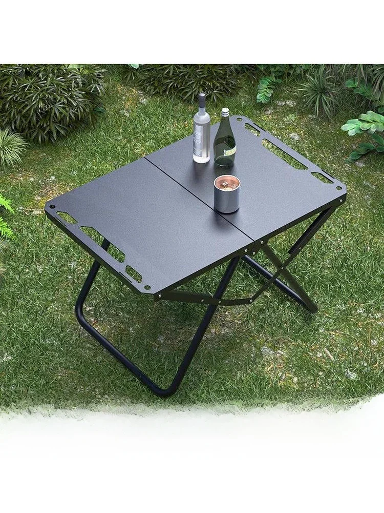 E-폴드 테이블 휴대용 캠핑 피크닉 경량 접이식 테이블 야외 레저 가구 바베큐..