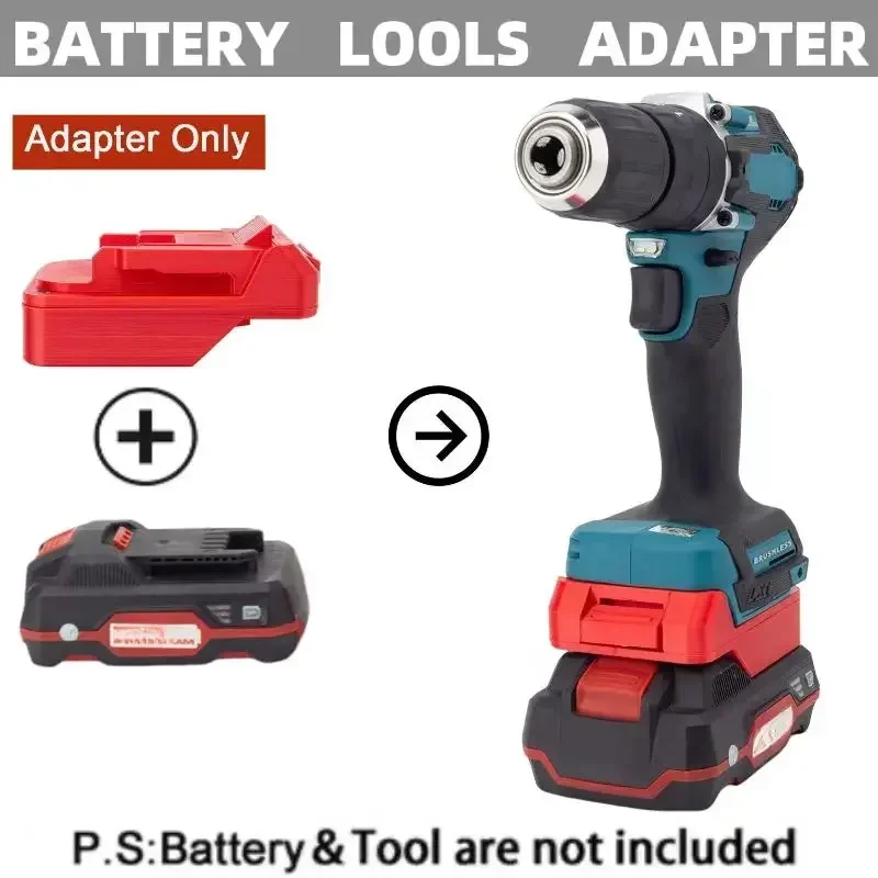 Convertitore Per Convertitore Di Utensili Elettrici Da Parkside A Makita Per Adattatore Batteria Parkside (Batterie E Strumenti Non Inclusi)