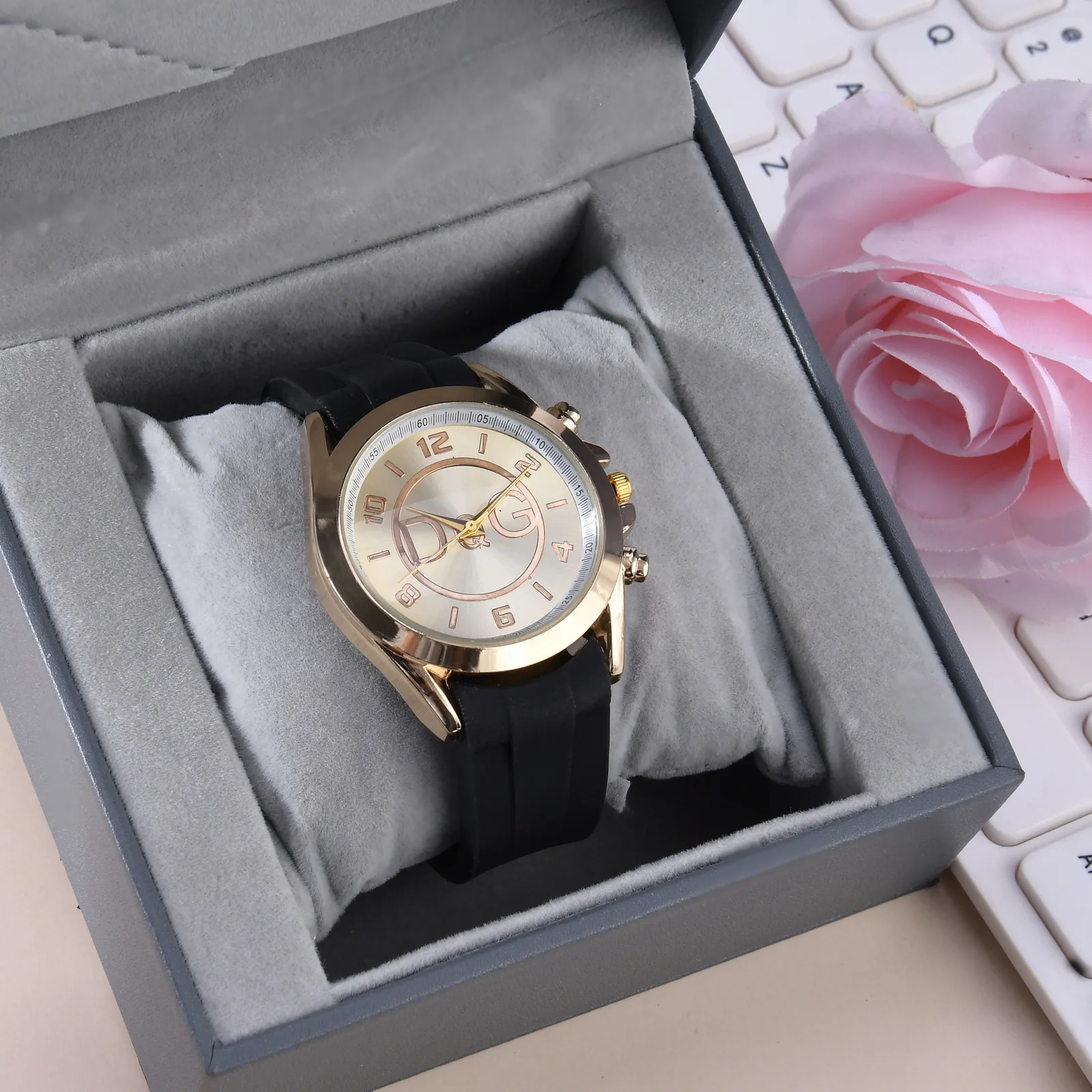 

Luxury Elegant Ladies Watch Top Brand Rose Gold Quartz Ladies Watch Luxury High Quality Clock Gifts Reloj Mujer