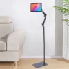 360° Tablet Floor Stand Floor Standing Mobile Phone Holder Tripod Stand Rotating Mount Height Adjustable 1
