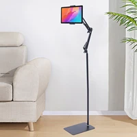 360° Tablet Floor Stand Floor Standing Mobile Phone Holder Tripod Stand Rotating Mount Height Adjustable 1