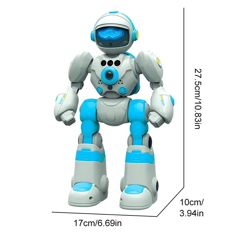 2.4G Remote Controlled Robot Gesture Sensing Intelligent Programming Dancing Singing Puzzle Toys Kids Toy for Children Gifts