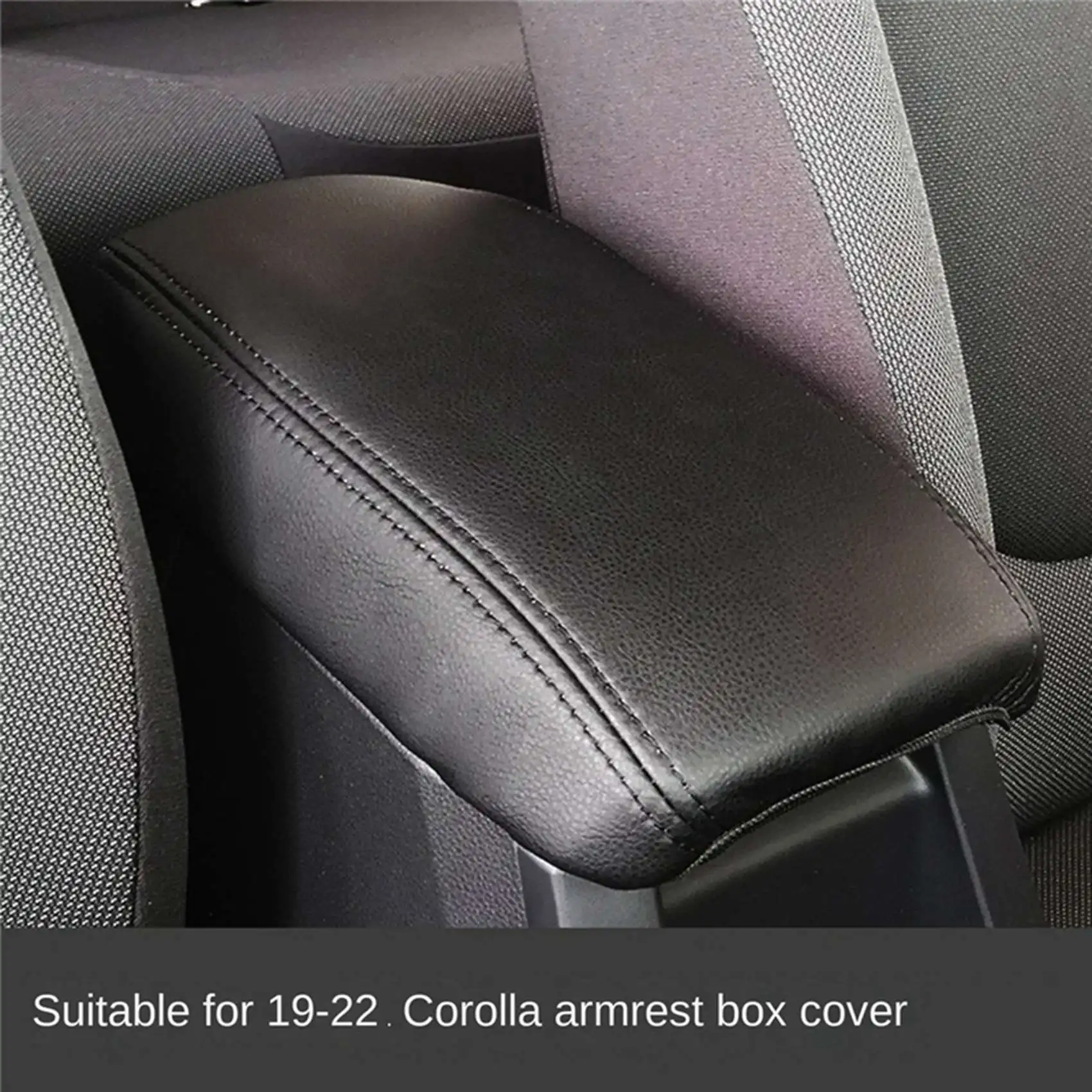 

Car Armrest Console Cover Cushion Support Box Top Mat Case for Toyota Corolla 2019-2022 E210 12Th Black