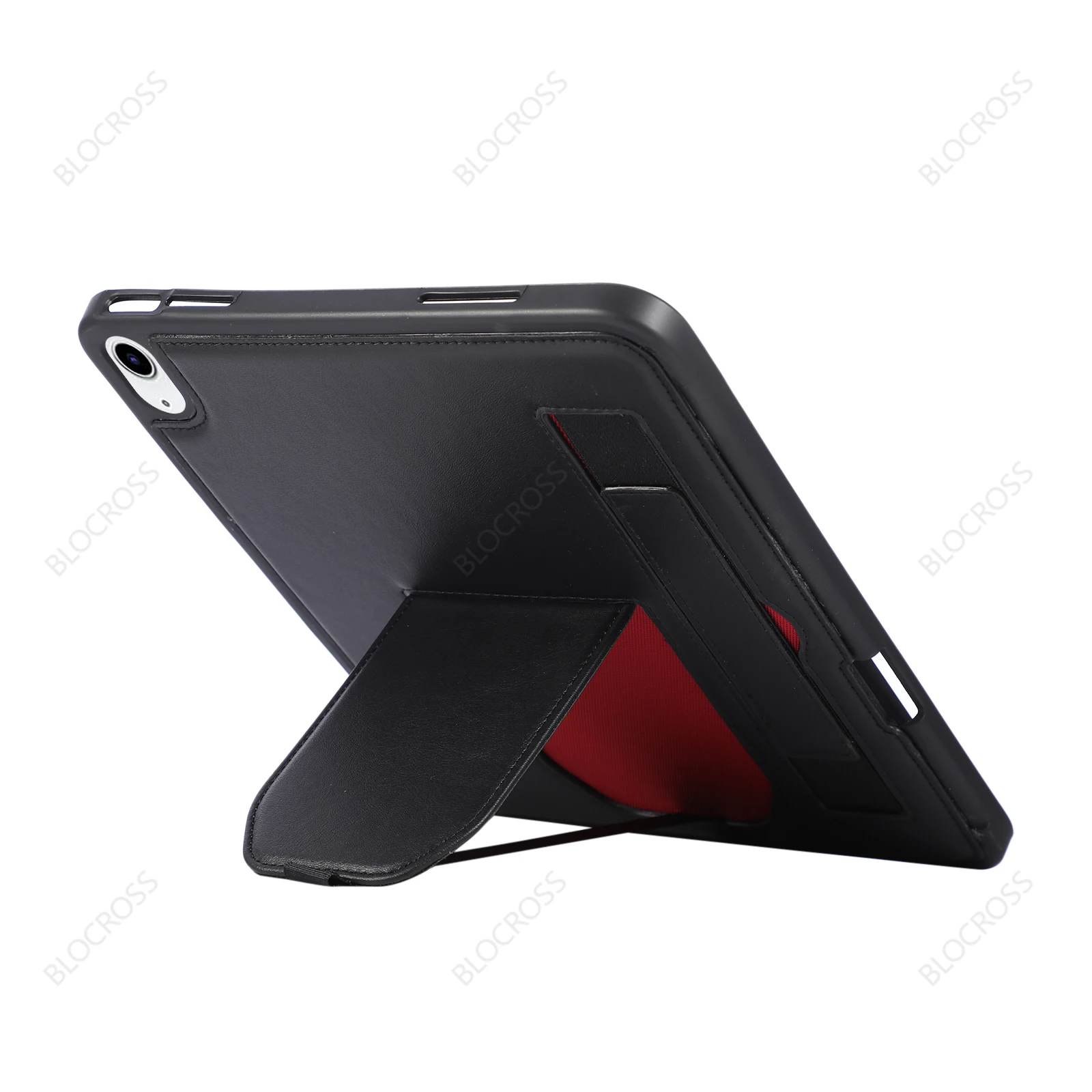 Premium Leather Tablet Case with Wrist Band and Stand Cover