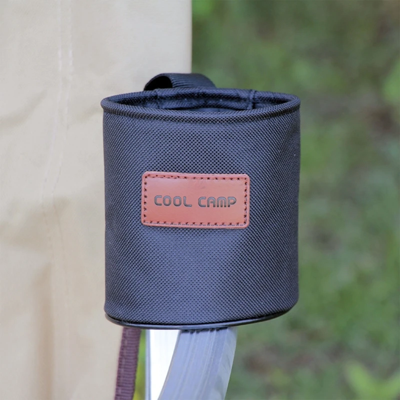 MTB Bike Water Cup Holder Organizer Drink Water Bottle Mount Stand Chair Side Storage Bag For Outdoor Cycling Camping