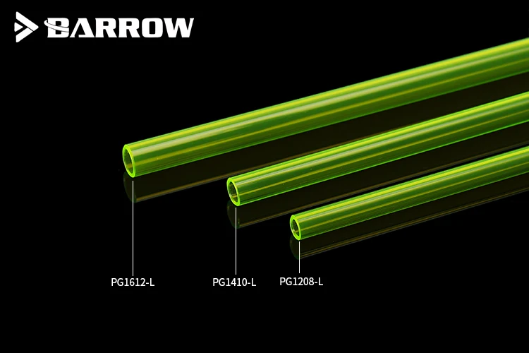 Carrinho de Mão Tubo Petg Rígido Od12 mm 10 Od14 mm Od16 mm Comprimento 50cm Tubo Rígido para Chassis de Refrigeração de Água Peças do - Imagem 3