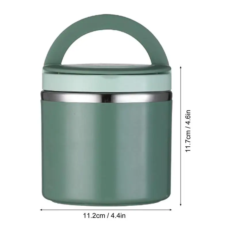 Lunch Container Insulated Food Soup Container Keep Food Warm for Kids Adult School Office, Men's, Size: 630 ml