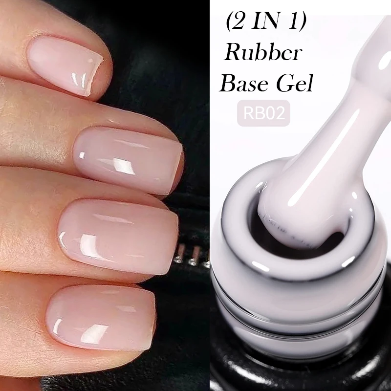 Nail Gel Polish LILYCUTE Nude Crystal Rubber Base Natural Color Semi Permanent UV Gel Soak Off