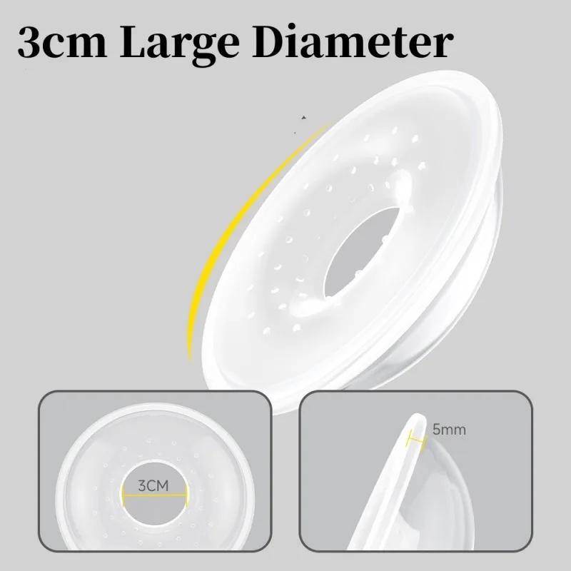 Silicone Breast Collector Wearable Milk Collector Wearable Milk Extractor Breast Milk Collector Breast Milk Extractor Breastfeed 5