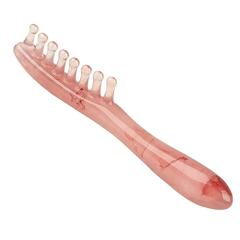 Five-claw Head Resin Massage Comb Multifunction Scraping Stick Scraping Massager Long Handle Head Scalp Massager Tool
