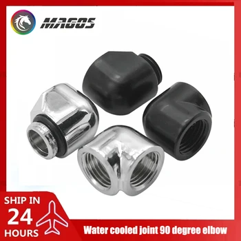 G1/4'' 90° Angled Fitting Female To Male/Female to Female, M-F / F-F Thread Adapter Connector for Computer Water Cooling System 1