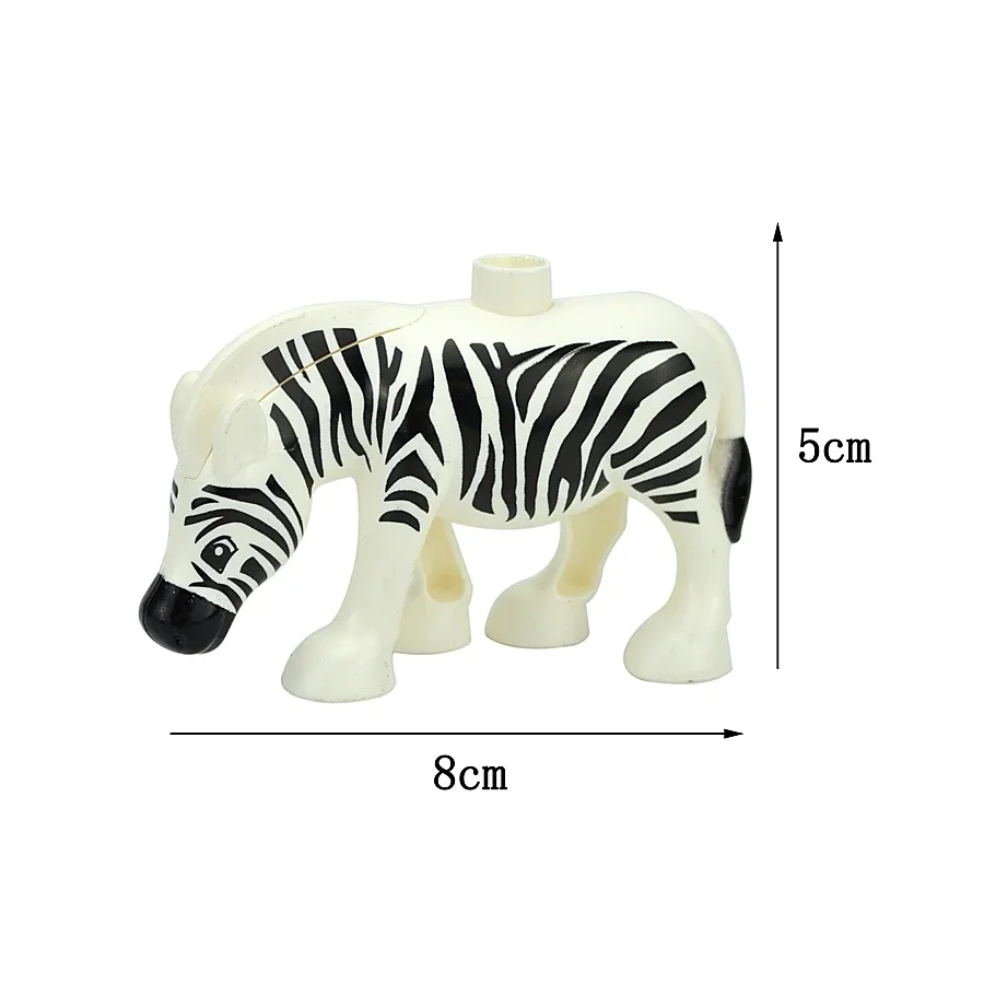 Bulk Large Animal Building Blocks Set - Farm & Zoo Creatures Toys