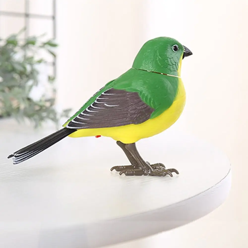 Cute Funny Toy Voice Control Singing Bird Electronic Toys Interactive Simulation Bird