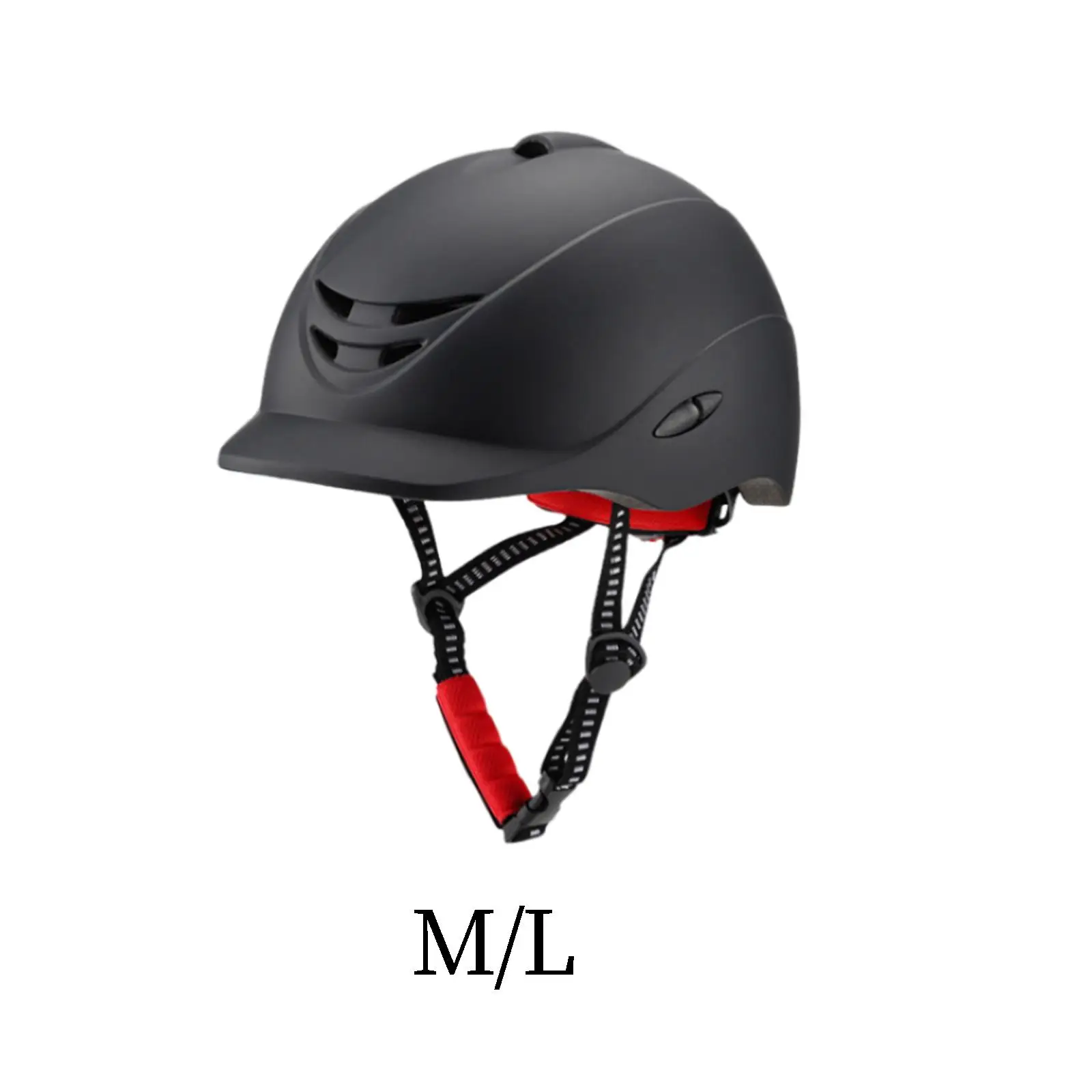 

Men Women Equestrian Hat Lightweight Breathable Removable Brim Riding Hat Horse Equipment for Performance Riding Outdoor