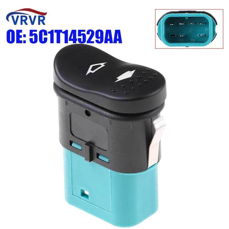 

5C1T14529AA 6 контактов, новинка, электронный регулятор кнопки 1383293 для 2006-2014 Ford Ransit MK7