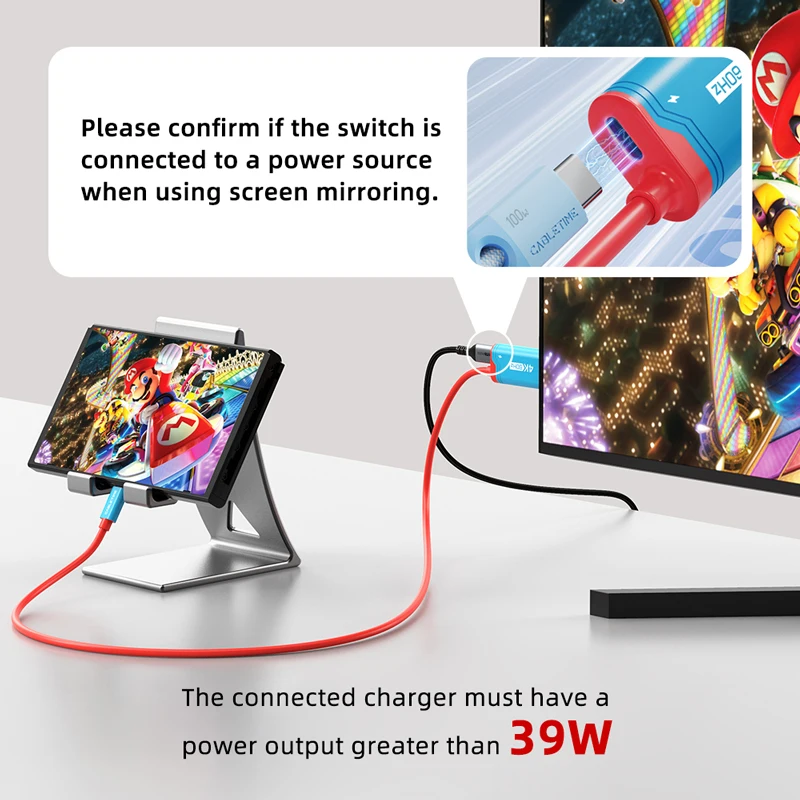 Lite Hdmi Adapter Switch Lite Screen Mirroring CABLETIME 4K 60Hz