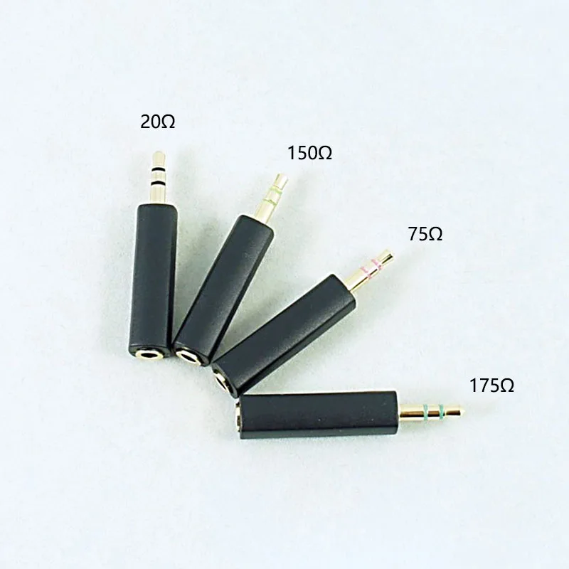 3.5mm Impedance Adapter Plug Noise Reduction usb adapter converter for HiFi Audiophile Player Earphone