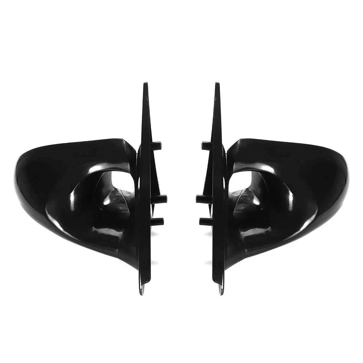 혼다 시빅 EG 2D 1992-1995 블랙/탄소 섬유에 대 한 2pcs 자동차 사이드 윙 뷰 미러 수동 조정 백미러