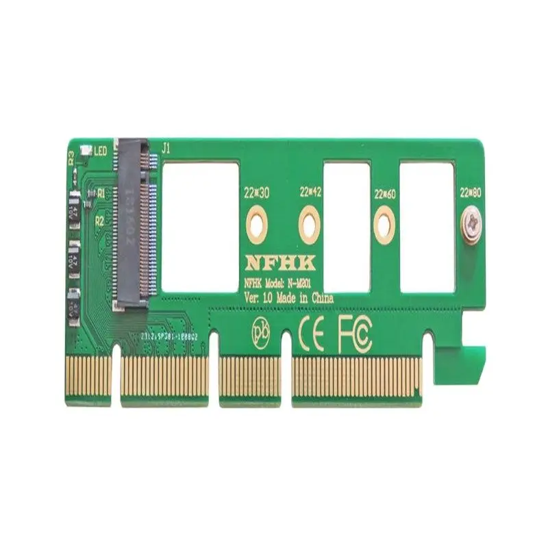 

NVMe M.2 NGFF SSD to PCIe 3.0 x4 x8 x16 to NVMe M.2 NGFF adapter card