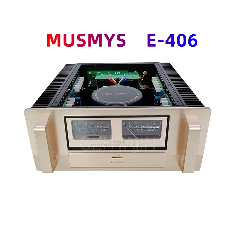 

MUSMYS E-406 Class AB HIFI power amplifier 24 * IXYS MOS field-effect high-power transistor Refere to Accuphase E406