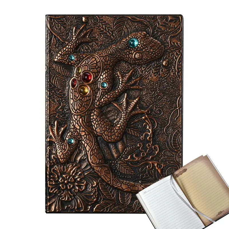 

Vintage Leather Notebooks Designed Travel Diary Sketchbook Hardcover A5 Writing Notebook Vintage Notebook With Hardbound Lining