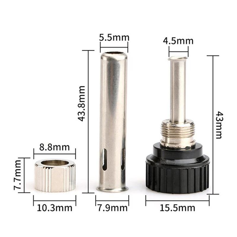 

Wholesale 1set Socket+nut+electric Wood Head,Soldering Station Iron Handle Accessories For 936 Iron Head Cannula Iron
