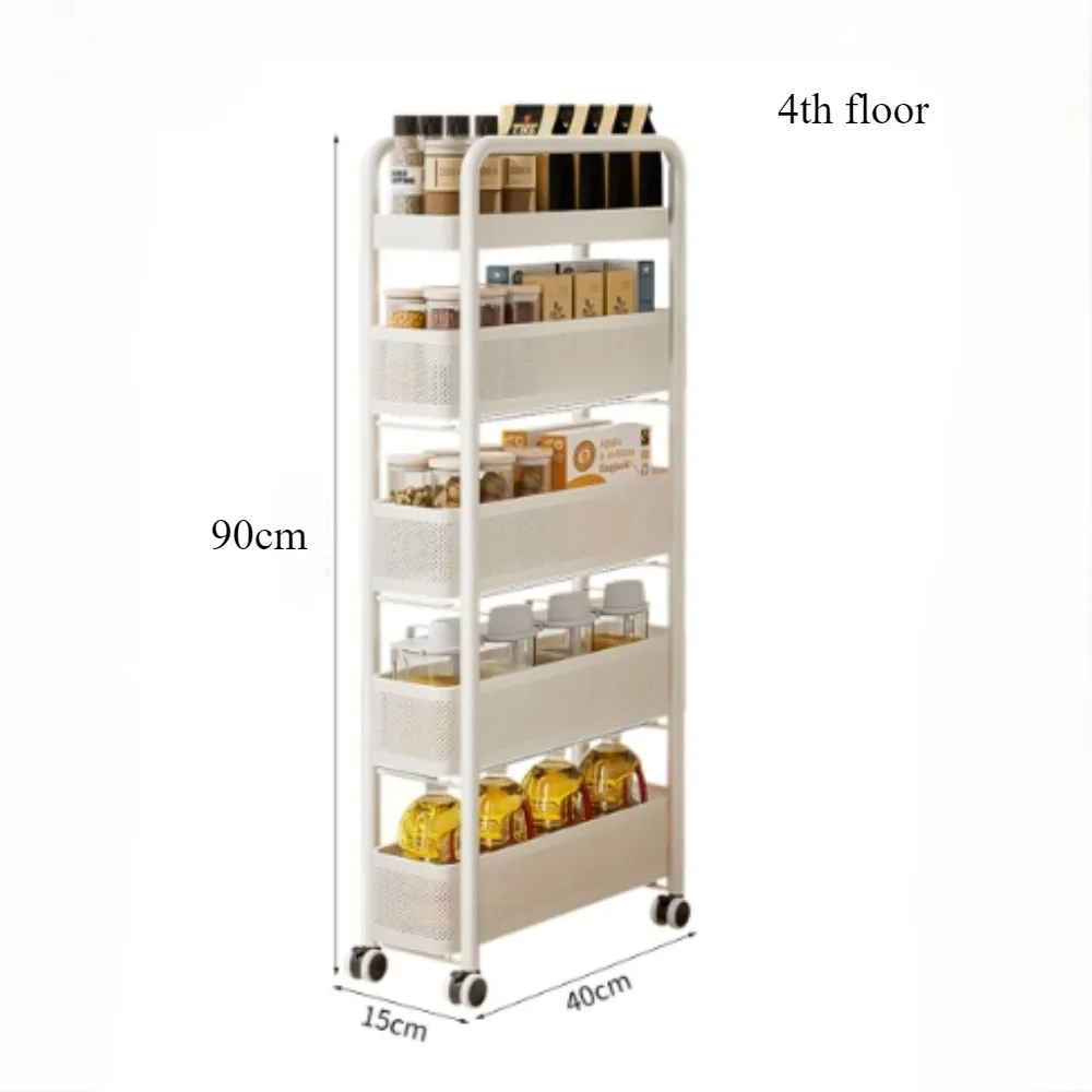 Kitchen Multi-Functional Storage Trolley