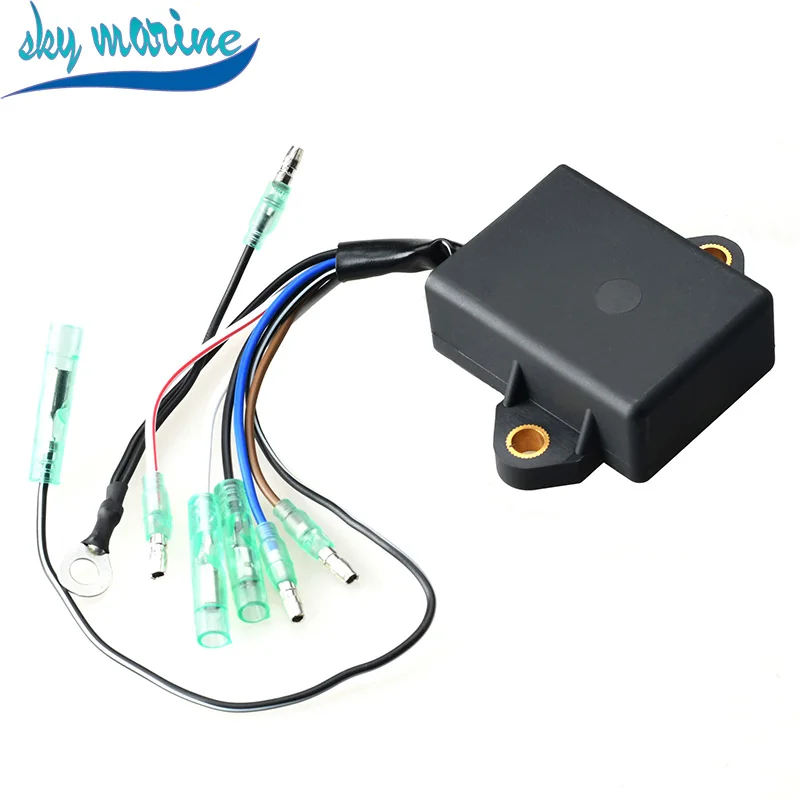 CDI Unit Assy 63V-85540 for Yamaha 2Str 9.9 15HP Outboard Motor Replaces 9-25302 18-5132