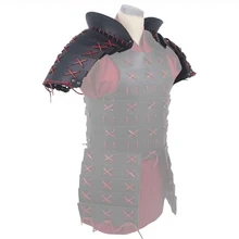  Medieval Samurai Shoulder Armor Viking Pirate Gladiator Ninja Warrior Cosplay Costume Gothic Steampunk Leather Pauldrons For Men 