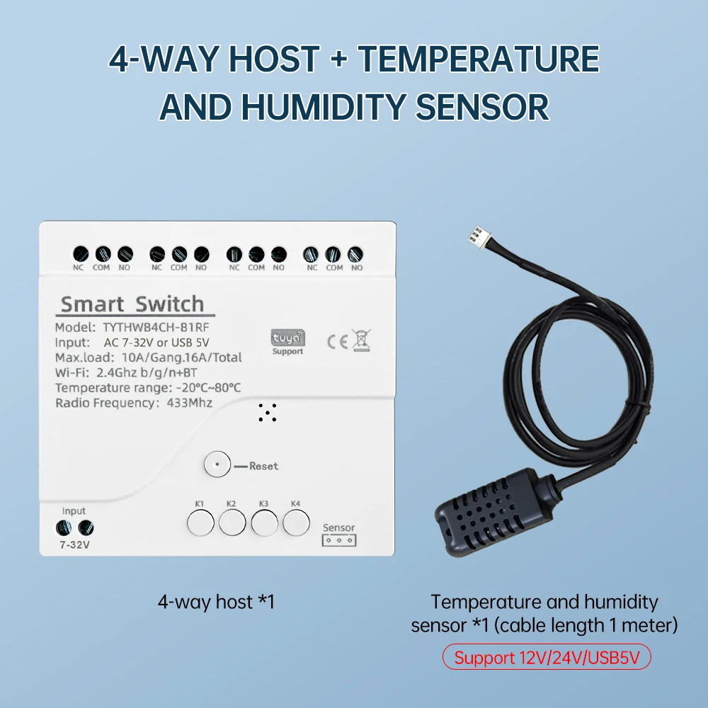 Interruttore di temperatura intelligente Tuya Wifi con termostato per monor in tempo reale energetico Interruttore di temperatura intelligente Funziona con Alexa  44