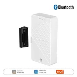 MOES Smart Bluetooth Keyless Entry Lock with IC Card & App Control for Cabinets, Drawers, and Wood Doors (Smart Cabinet Lock)