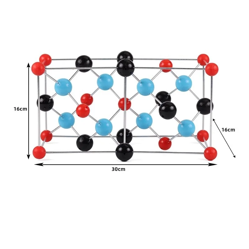 Chalcopyrite structure model CuFeS2 teaching demonstration large model high school chemical structure and properties