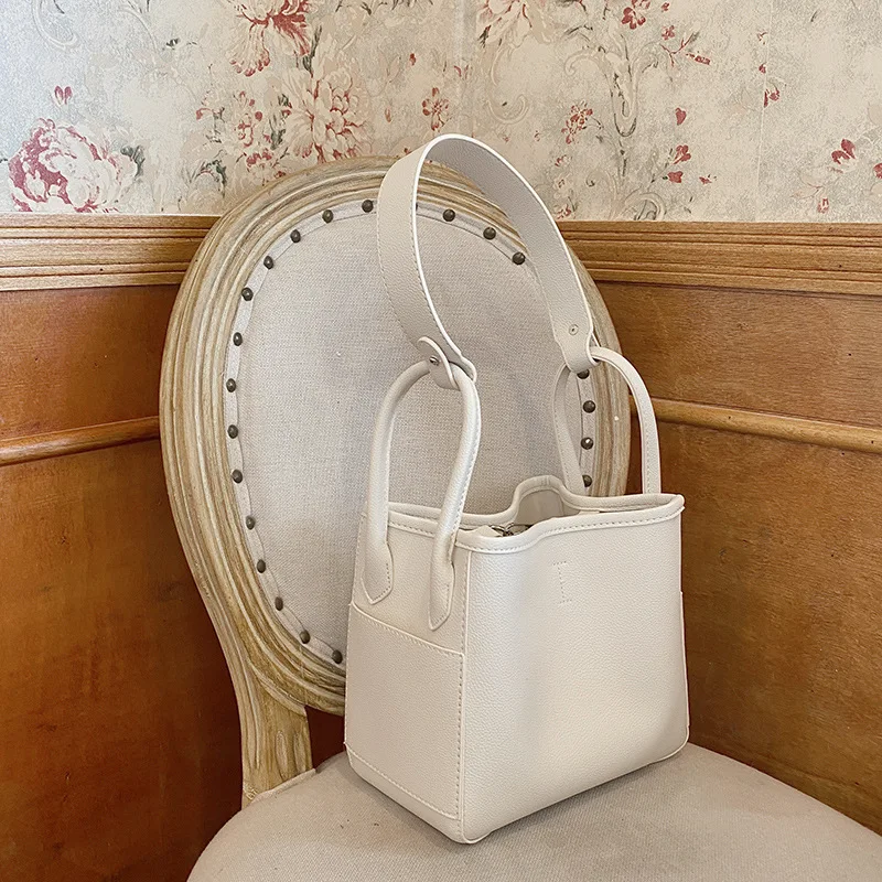 2Pcs Large Capacity Tote Bags Women's New Shoulder Bag Simple Versatile Commuter Handbag Fashion Female Bag