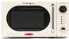 Retro Compact Countertop Microwave Oven 0.7 Cu. Ft. - 700-Watts with LED Digital Display, Child Lock -Easy Clean Interior 1