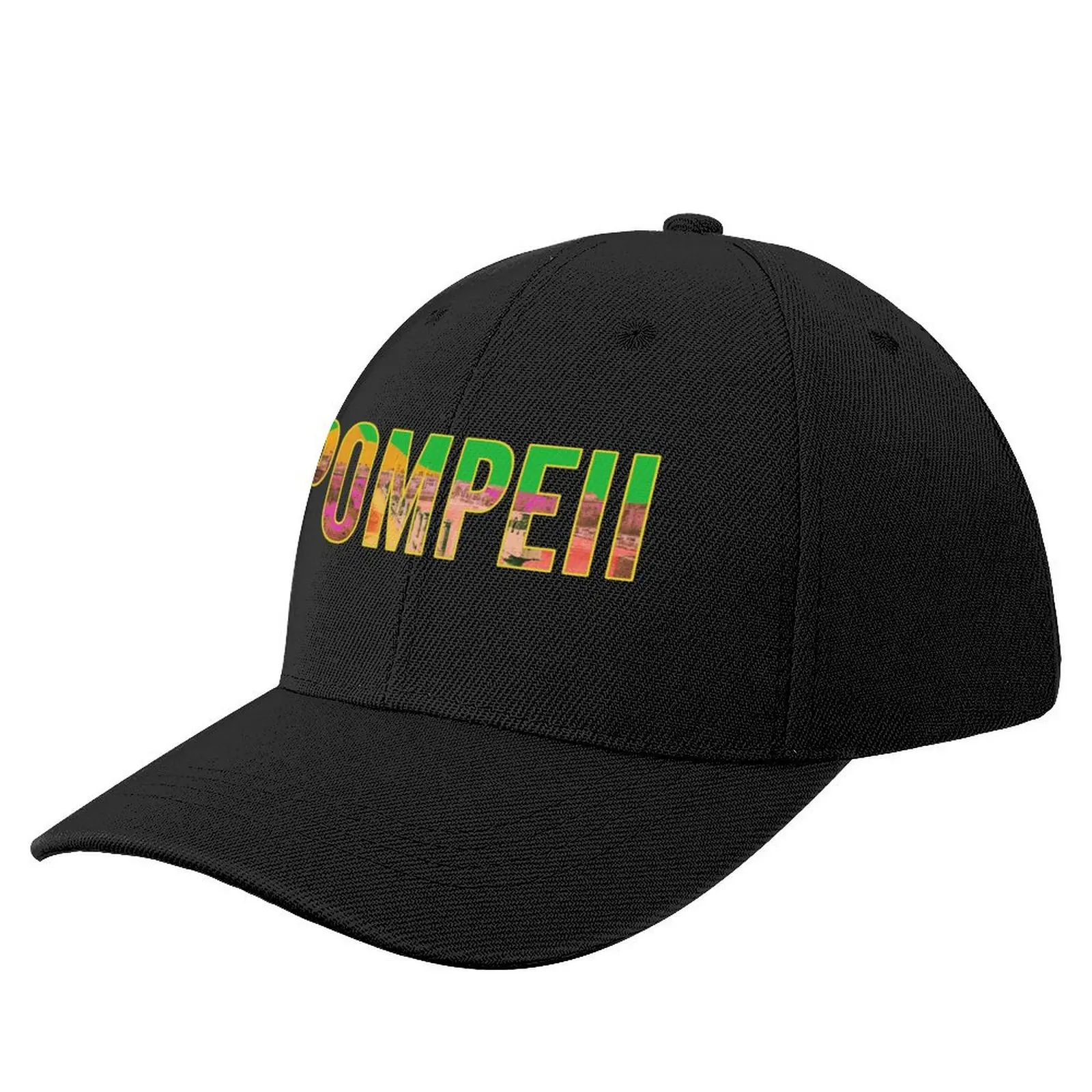 

nostalgic view of pompeii, ancient city view italy Baseball Cap Hat Beach Designer Hat sun hat Brand Man cap Women Caps Men's