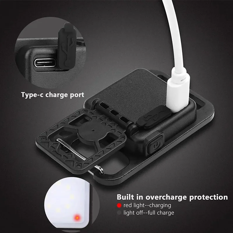 Description Picture 5 of itemNew Explosion COB Work Light Multi-functional Convenient Small Flashlight Keychain Emergency Rescue Camping Tent Night Lantern