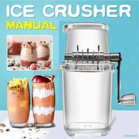 Broyeur à glace manuel, à distance, pour cocktail, machine à glaçons, concasseur, pour la maison 5