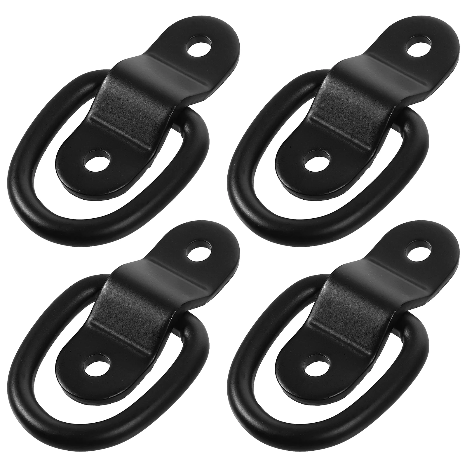 4pcs D Rings Heavy Duty Lashing Rings Trailer Anchor Lashing Rings For Trailers Trucks (With Screws) 85mm 3 holes small rings clip with screws 20 diameter