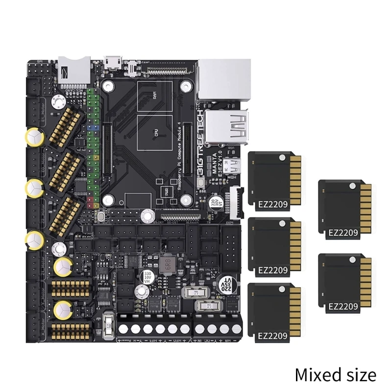 

F3KE 3D Printer Upgrade Kit - Manta E3EZ + EZ2209 5pcs Motors for Ender-3 -V2 / Pro